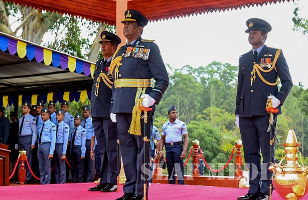 Passing Out Parade Of Officers Cadets, Lady Officer Cadets, Airmen and Air Women Recriute Courses At SLAF CTS Diyatalawa