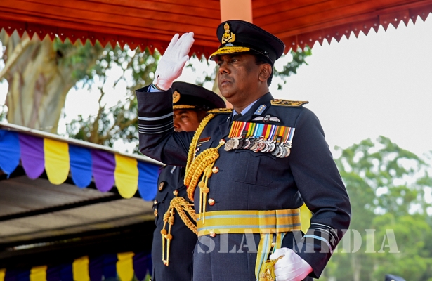 Passing Out Parade Of Officers Cadets, Lady Officer Cadets, Airmen and Air Women Recriute Courses At SLAF CTS Diyatalawa