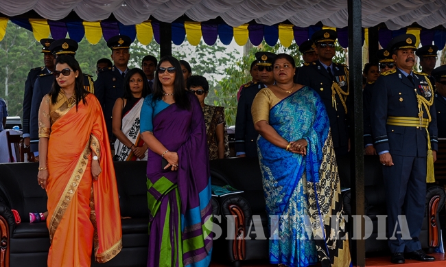 Passing Out Parade Of Officers Cadets, Lady Officer Cadets, Airmen and Air Women Recriute Courses At SLAF CTS Diyatalawa