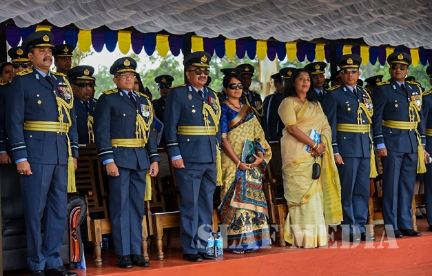 Passing Out Parade Of Officers Cadets, Lady Officer Cadets, Airmen and Air Women Recriute Courses At SLAF CTS Diyatalawa