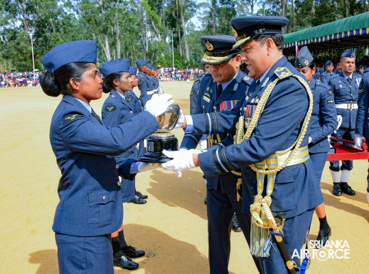 THE PASSING OUT PARADE AT SLAF COMBAT TRAINING SCHOOL DIYATALAWA