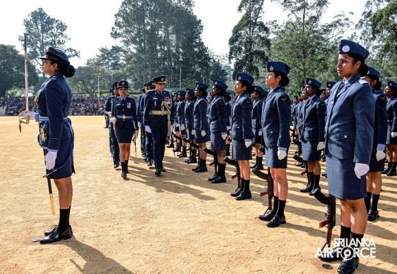 THE PASSING OUT PARADE AT SLAF COMBAT TRAINING SCHOOL DIYATALAWA