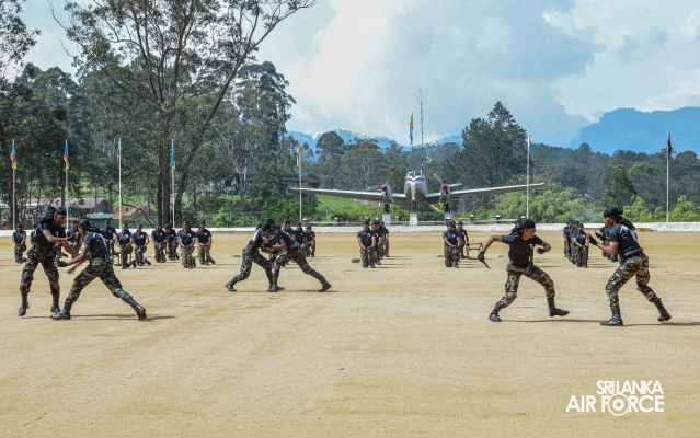 THE PASSING OUT PARADE AT SLAF COMBAT TRAINING SCHOOL DIYATALAWA