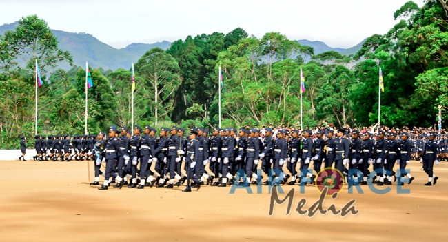 Passing Out Parade at SLAF Combat Training School Diyatalawa