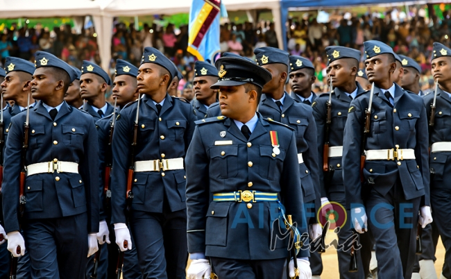 Passing Out Parade at SLAF Combat Training School Diyatalawa