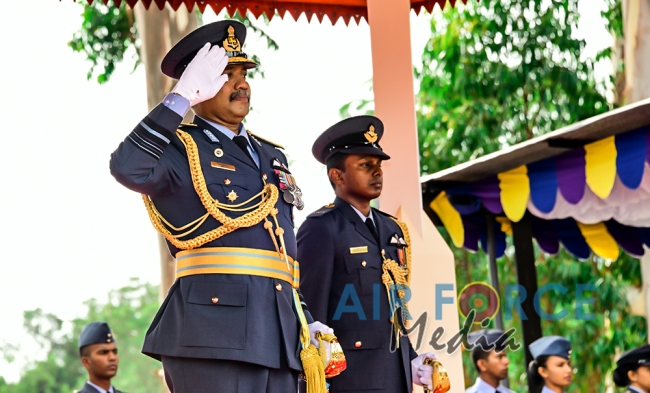 Passing Out Parade at SLAF Combat Training School Diyatalawa