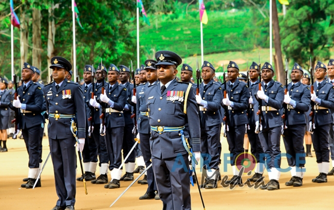 Passing Out Parade at SLAF Combat Training School Diyatalawa