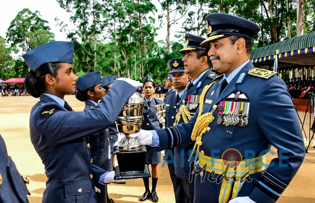 Passing Out Parade at SLAF Combat Training School Diyatalawa