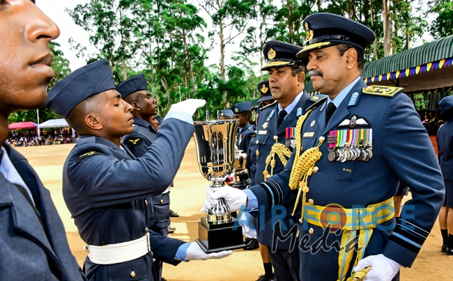Passing Out Parade at SLAF Combat Training School Diyatalawa