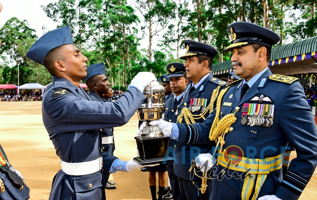Passing Out Parade at SLAF Combat Training School Diyatalawa