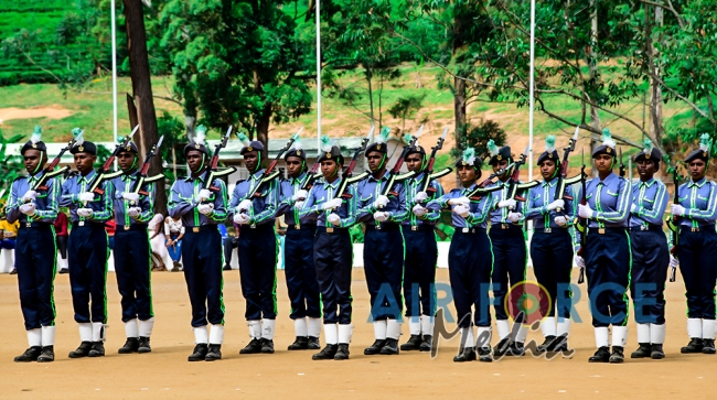Passing Out Parade at SLAF Combat Training School Diyatalawa