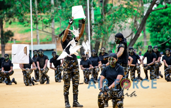 Passing Out Parade at SLAF Combat Training School Diyatalawa