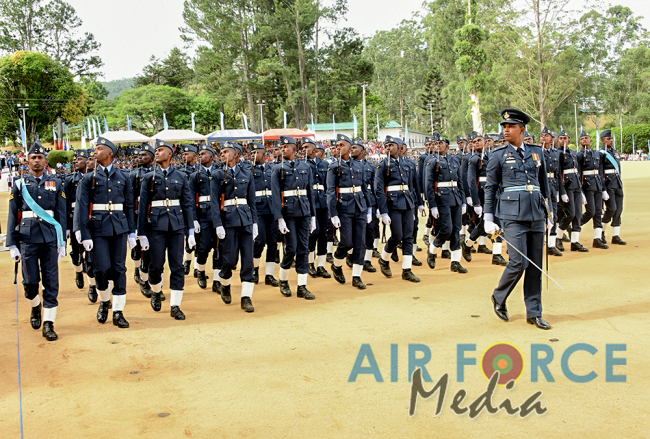 Passing Out Parade at SLAF Combat Training School Diyatalawa
