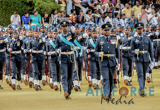 Passing Out Parade at SLAF Combat Training School Diyatalawa