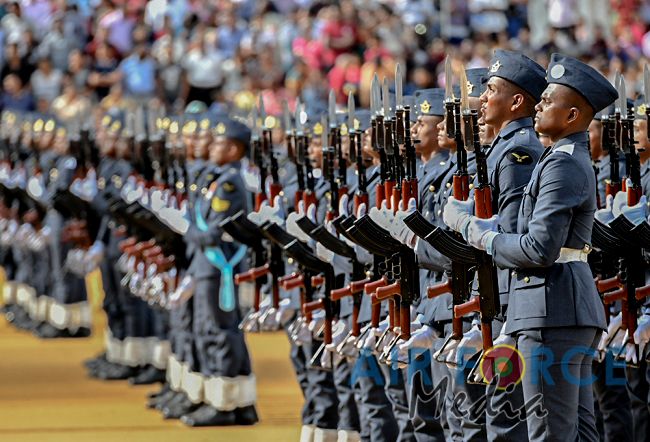 Passing Out Parade at SLAF Combat Training School Diyatalawa