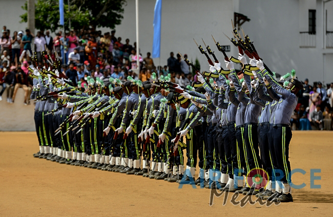 Passing Out Parade at SLAF Combat Training School Diyatalawa