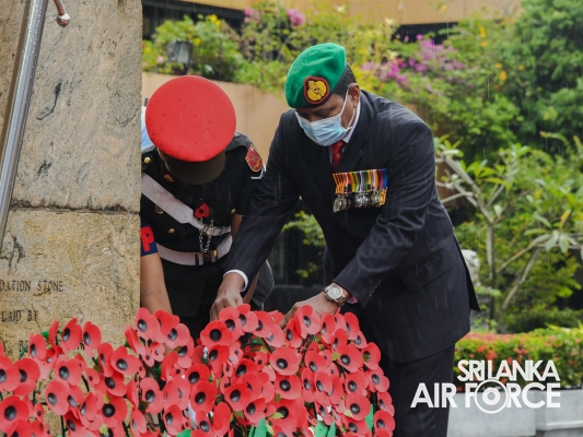 REMEMBRANCE DAY CEREMONY 2021 HELD IN COLOMBO