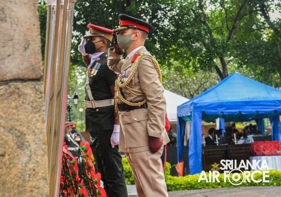 REMEMBRANCE DAY CEREMONY 2021 HELD IN COLOMBO