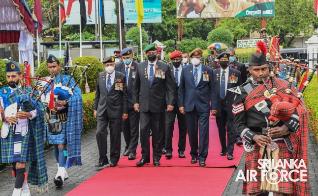 REMEMBRANCE DAY CEREMONY 2021 HELD IN COLOMBO