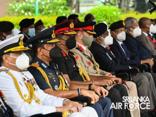 REMEMBRANCE DAY CEREMONY 2021 HELD IN COLOMBO