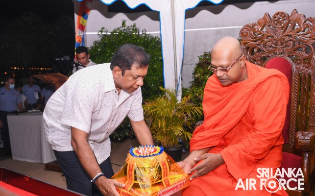 SLAF CELEBRATES POSON WITH VIBRANT PANDAL DISPLAY AND ACTS OF GENEROSITY
