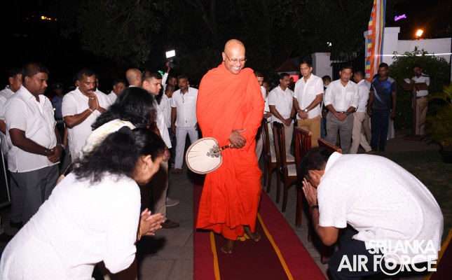 SLAF CELEBRATES POSON WITH VIBRANT PANDAL DISPLAY AND ACTS OF GENEROSITY