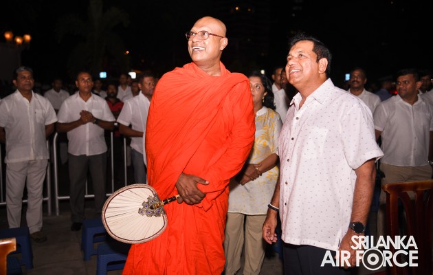 SLAF CELEBRATES POSON WITH VIBRANT PANDAL DISPLAY AND ACTS OF GENEROSITY