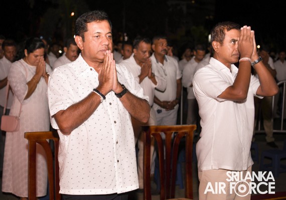 SLAF CELEBRATES POSON WITH VIBRANT PANDAL DISPLAY AND ACTS OF GENEROSITY