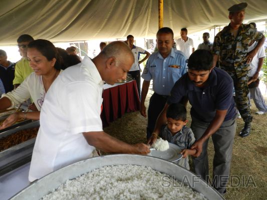 SLAF Poson Poya Celebrations