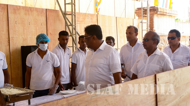 SLAF “Poson Dansela” at Sandahiru Seya