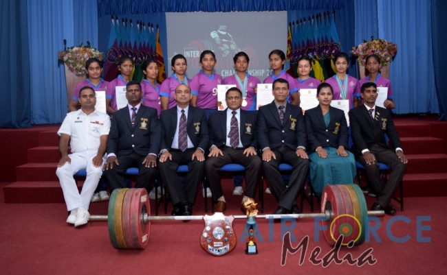SLAF Trade Training School Ekala Wins Inter Unit Power Lifting Championship 2019