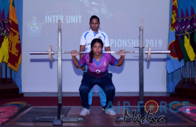 SLAF Trade Training School Ekala Wins Inter Unit Power Lifting Championship 2019