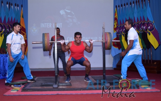 SLAF Trade Training School Ekala Wins Inter Unit Power Lifting Championship 2019