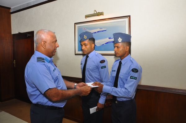 SLAF felicitates two promising boxers