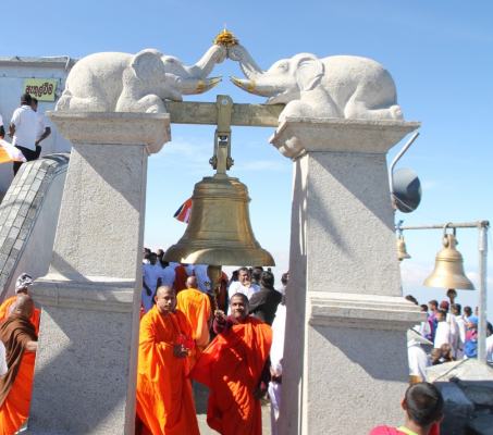 Opening ceremony of the Brass Bell and “Dolosmahe Pahana” at Sri Pada