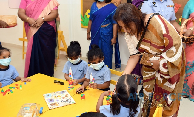 NEWLY RENOVATED PRE-SCHOOL, DAY CARE CENTRE AND AIR SCOUTS NEST DECLARED OPEN BY THE COMMANDER
