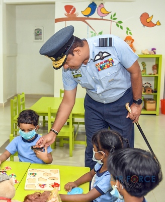 NEWLY RENOVATED PRE-SCHOOL, DAY CARE CENTRE AND AIR SCOUTS NEST DECLARED OPEN BY THE COMMANDER