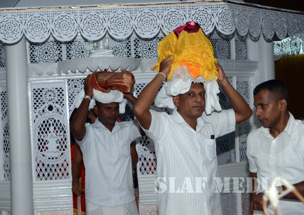 All Night Pirith Chanting and Alms Giving at Air Force Headquarters