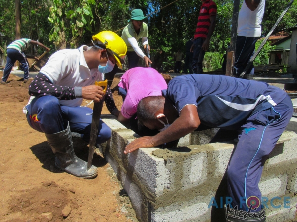 SLAF Provides Engineering Assistance in expanding Accommodation Facilities at IDH