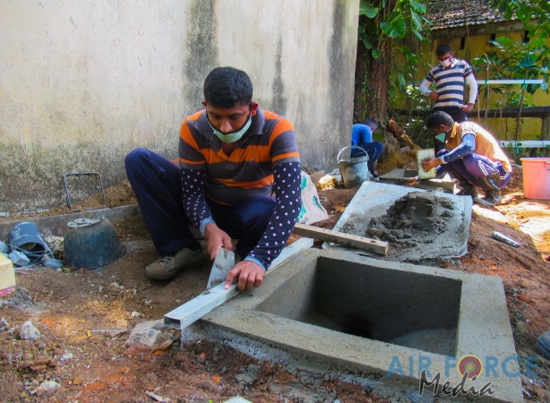 SLAF Provides Engineering Assistance in expanding Accommodation Facilities at IDH
