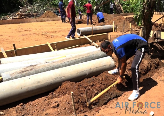 SLAF Provides Engineering Assistance in expanding Accommodation Facilities at IDH