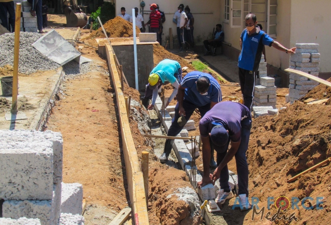 SLAF Provides Engineering Assistance in expanding Accommodation Facilities at IDH