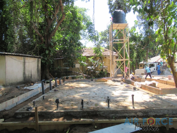 SLAF Provides Engineering Assistance in expanding Accommodation Facilities at IDH
