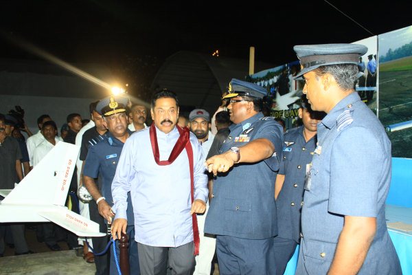 President Visits SLAF site at Deyata Kirula
