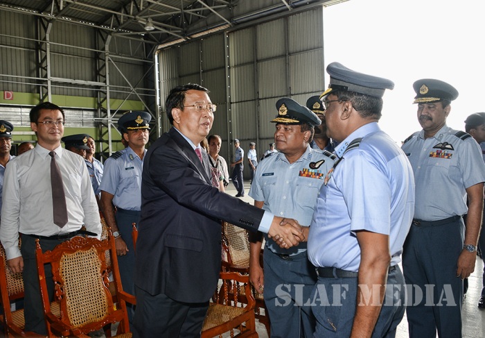 Two PT-6 Aircraft Accepted after Overhaul at the SLAF Overhaul Facility