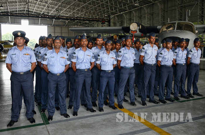 Two PT-6 Aircraft Accepted after Overhaul at the SLAF Overhaul Facility