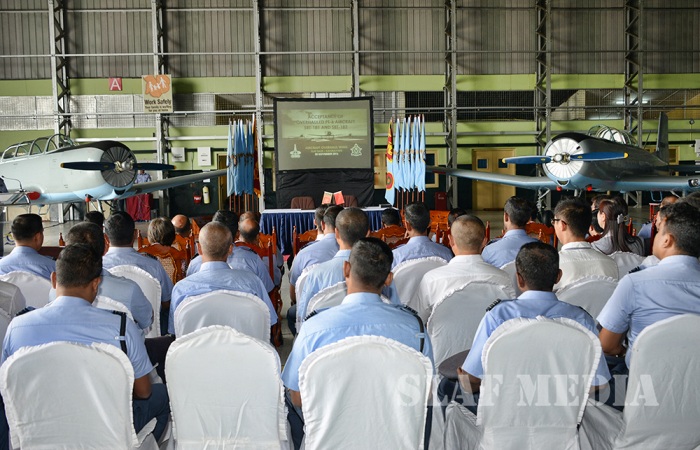 Two PT-6 Aircraft Accepted after Overhaul at the SLAF Overhaul Facility