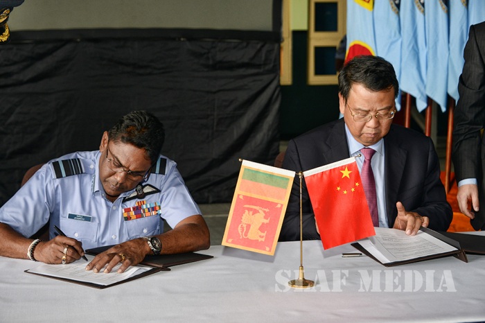 Two PT-6 Aircraft Accepted after Overhaul at the SLAF Overhaul Facility