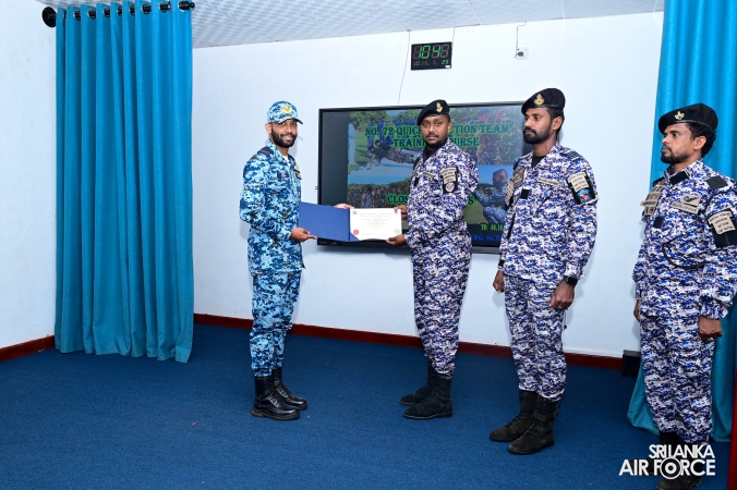 REGIMENT SPECIAL FORCE CONDUCTS NO 72 QUICK REACTION TEAM (QRT) TRAINING FOR FOREIGN AND REGIMENT PERSONNEL