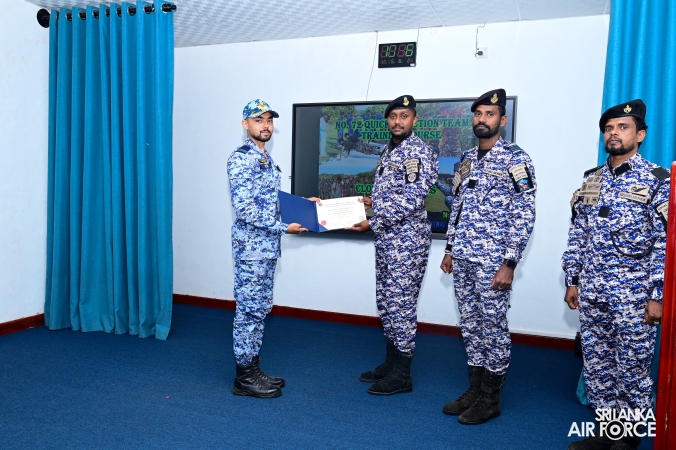 REGIMENT SPECIAL FORCE CONDUCTS NO 72 QUICK REACTION TEAM (QRT) TRAINING FOR FOREIGN AND REGIMENT PERSONNEL
